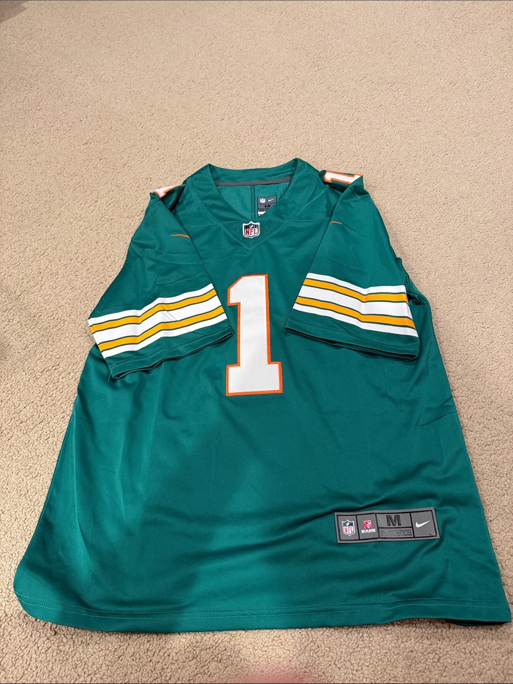 Nike (DH Gate) Tua Tagovailoa Miami Dolphins Retro NFL Jersey